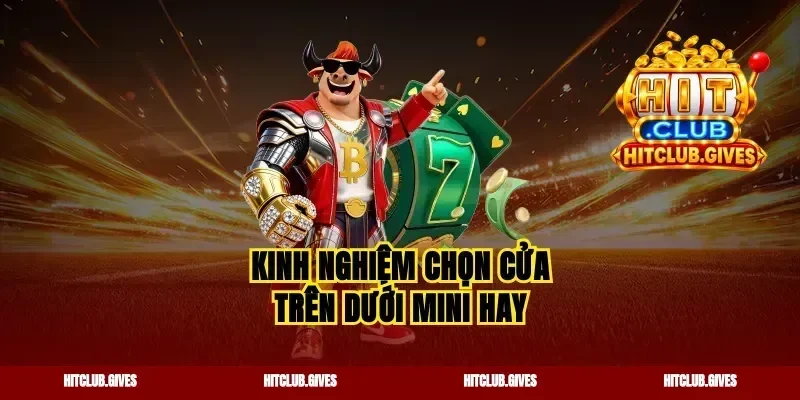 Kinh nghiệm chọn cửa trên dưới mini hay